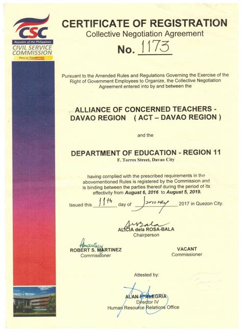 cnas davao|CERTIFICATE OF .